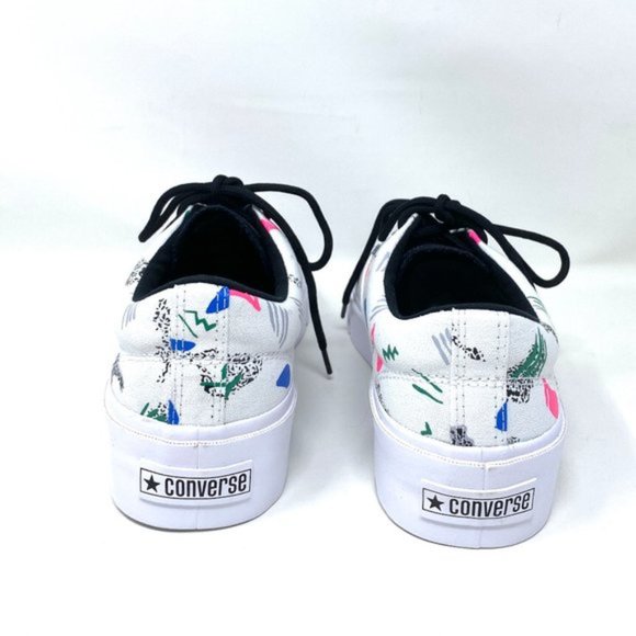 💖MEGA SALE💖Converse Men's SKID GRIP CVO OX White Print Canvas Low Top 170724 - Picture 3 of 10